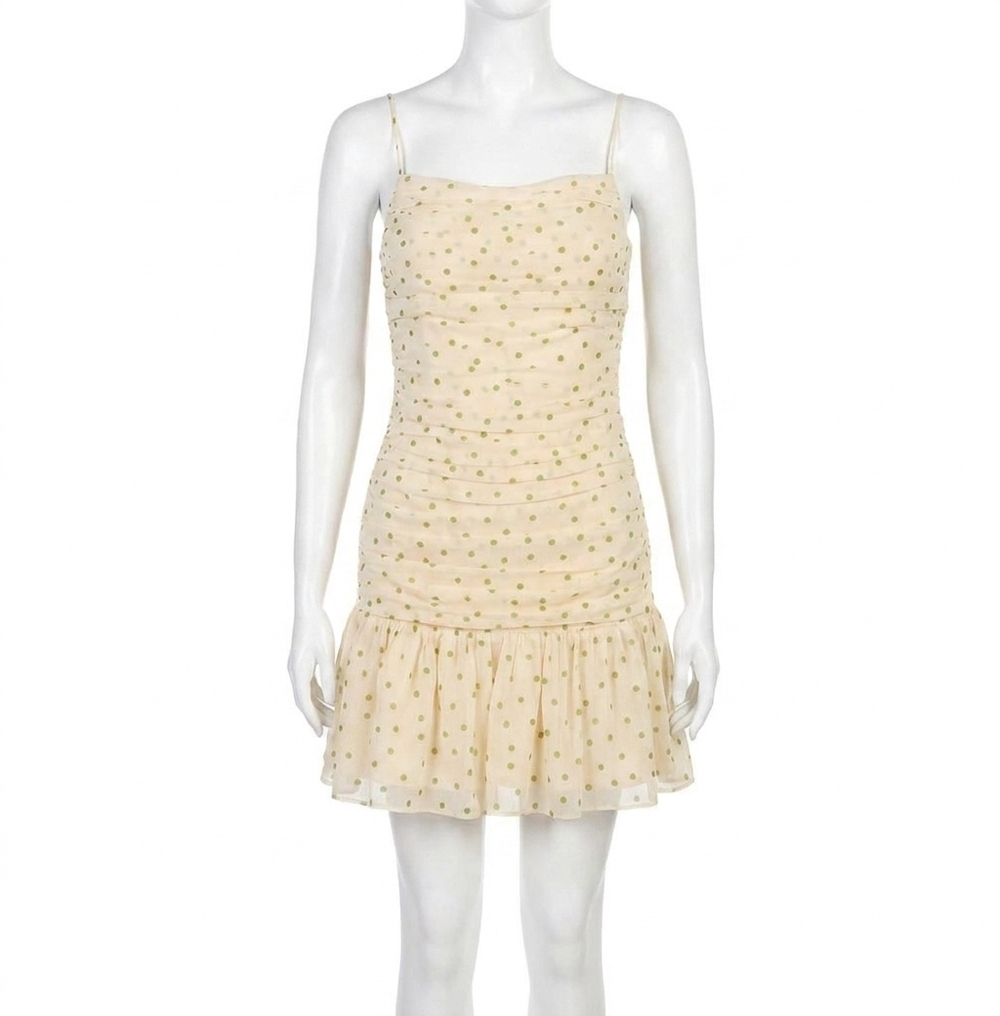 NEW LINE AND DOT lilou mini dress in cream